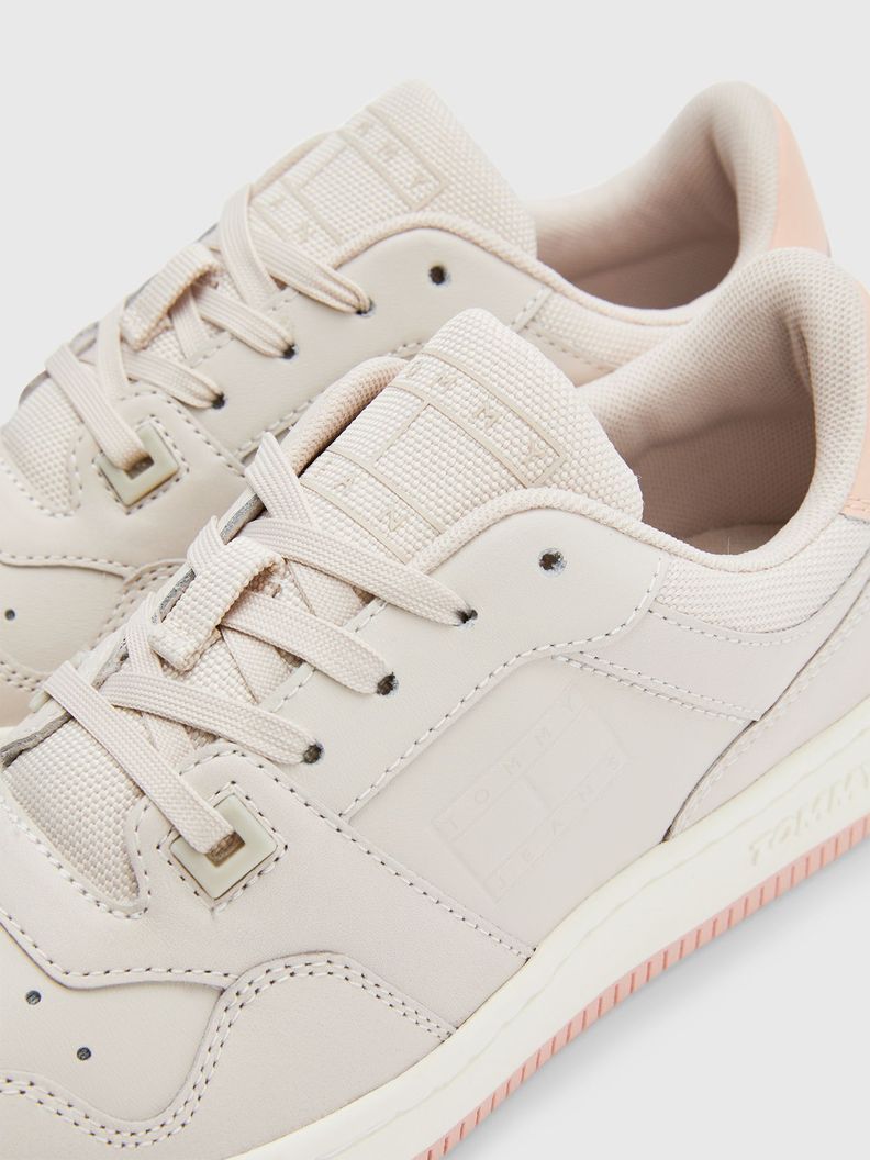 Zapatilla Basketball Essential Beige Tommy Hilfiger-2