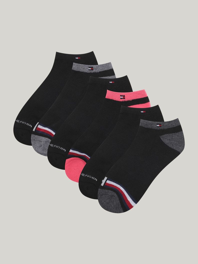 Pack 6 Calcetines /Athletic Sport Negro Tommy Hilfiger-0