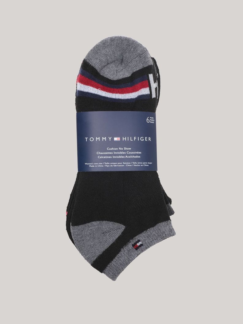 Pack 6 Calcetines /Athletic Sport Negro Tommy Hilfiger-1