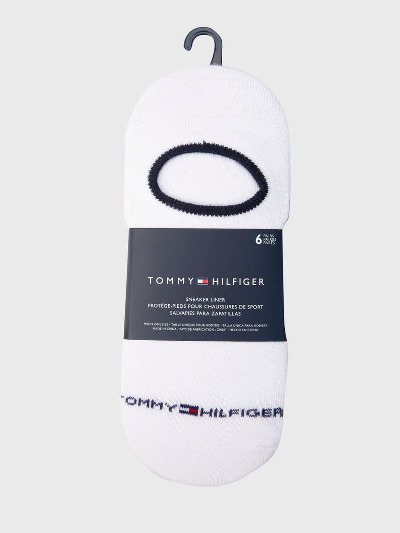 Pack 6 Pares De Calcetines Liner Blanco Tommy Hilfiger-2