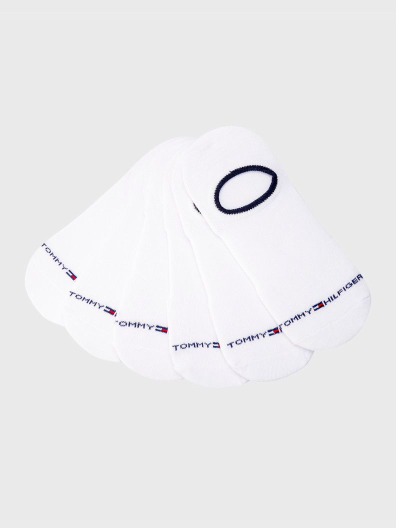 Pack 6 Pares De Calcetines Liner Blanco Tommy Hilfiger-0