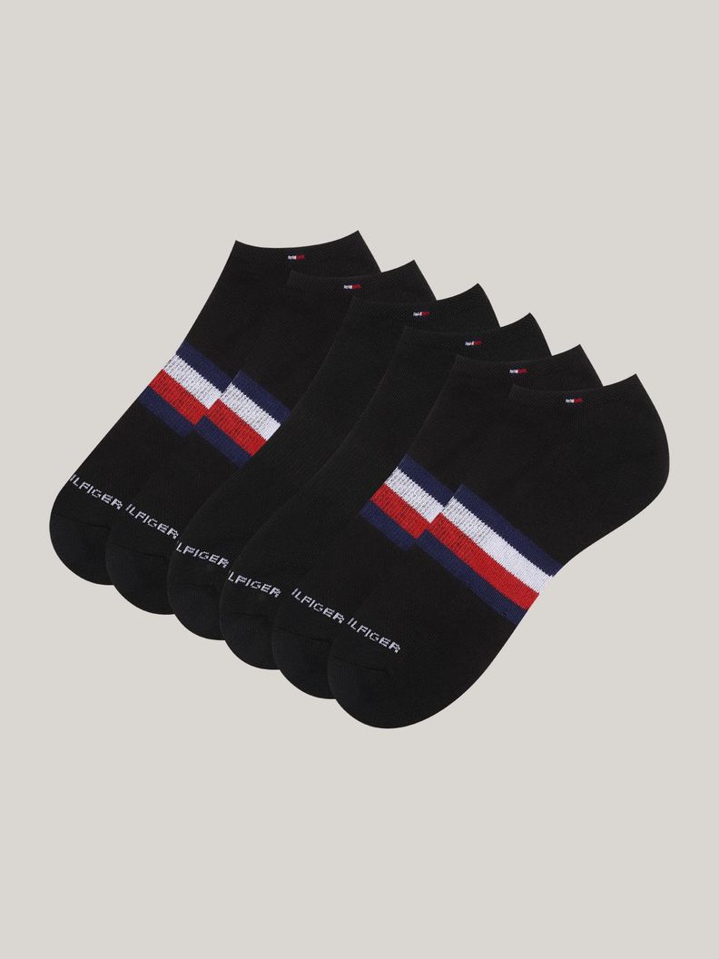 Pack De 3 Calcetin Sport Athletic Negro Tommy Hilfiger-0