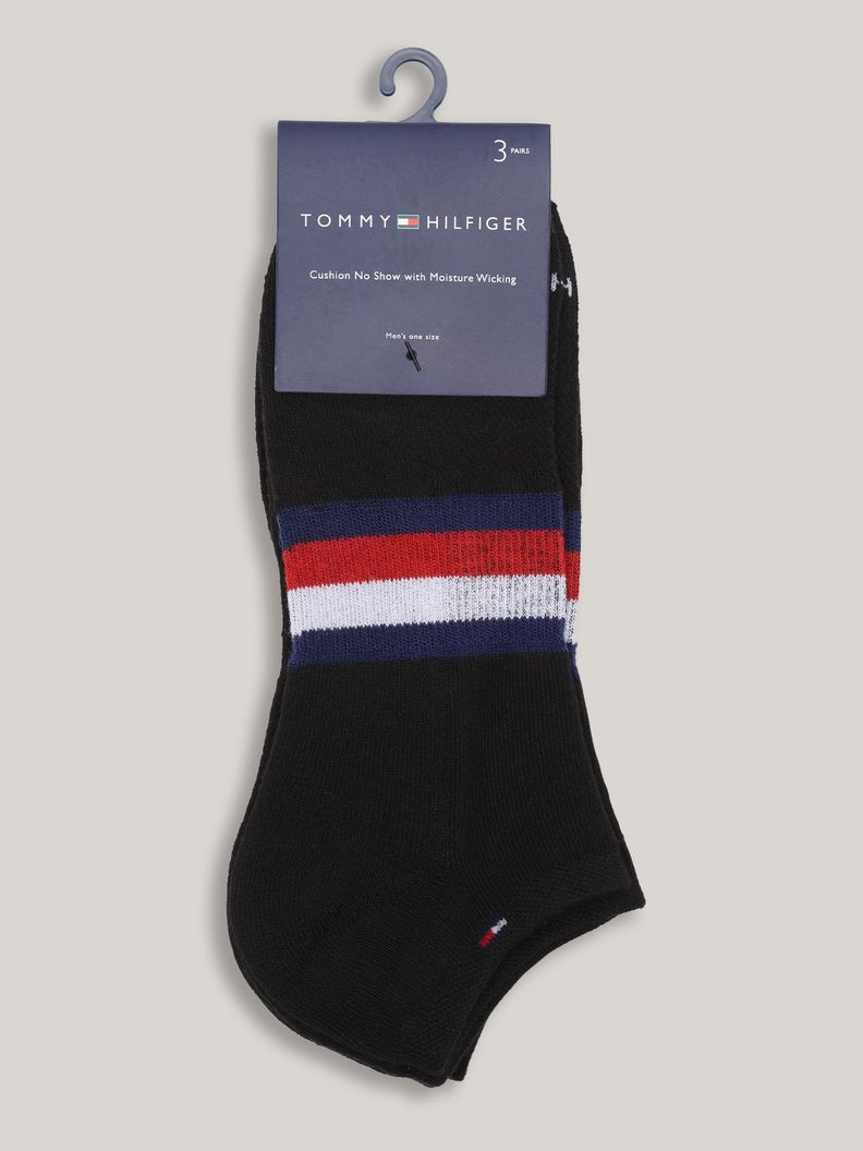 Pack De 3 Calcetin Sport Athletic Negro Tommy Hilfiger-1