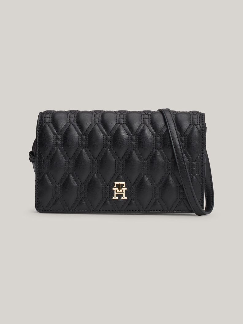 Bandolera Refined Con Acolchada Negro Tommy Hilfiger-0
