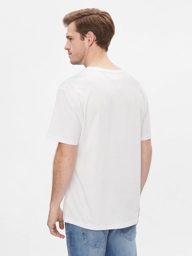 Polera Regular Linear Logo Blanco Tommy Jeans-2