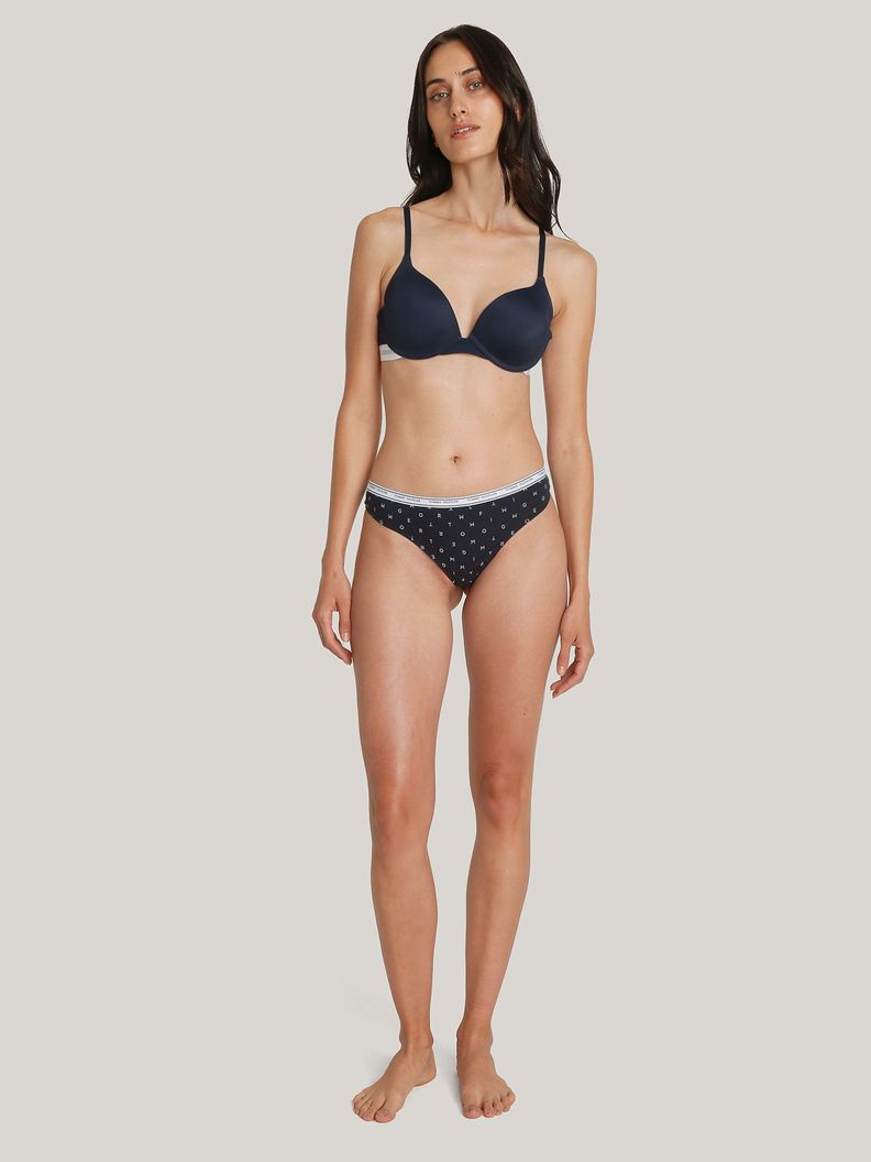 Brassier Con Logo Push Up Azul Tommy Hilfiger-1