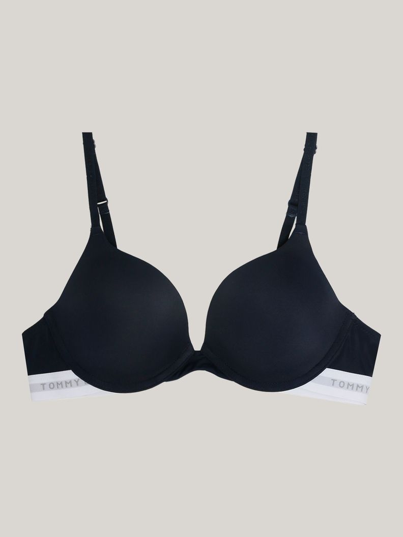 Brassier Con Logo Push Up Azul Tommy Hilfiger-4
