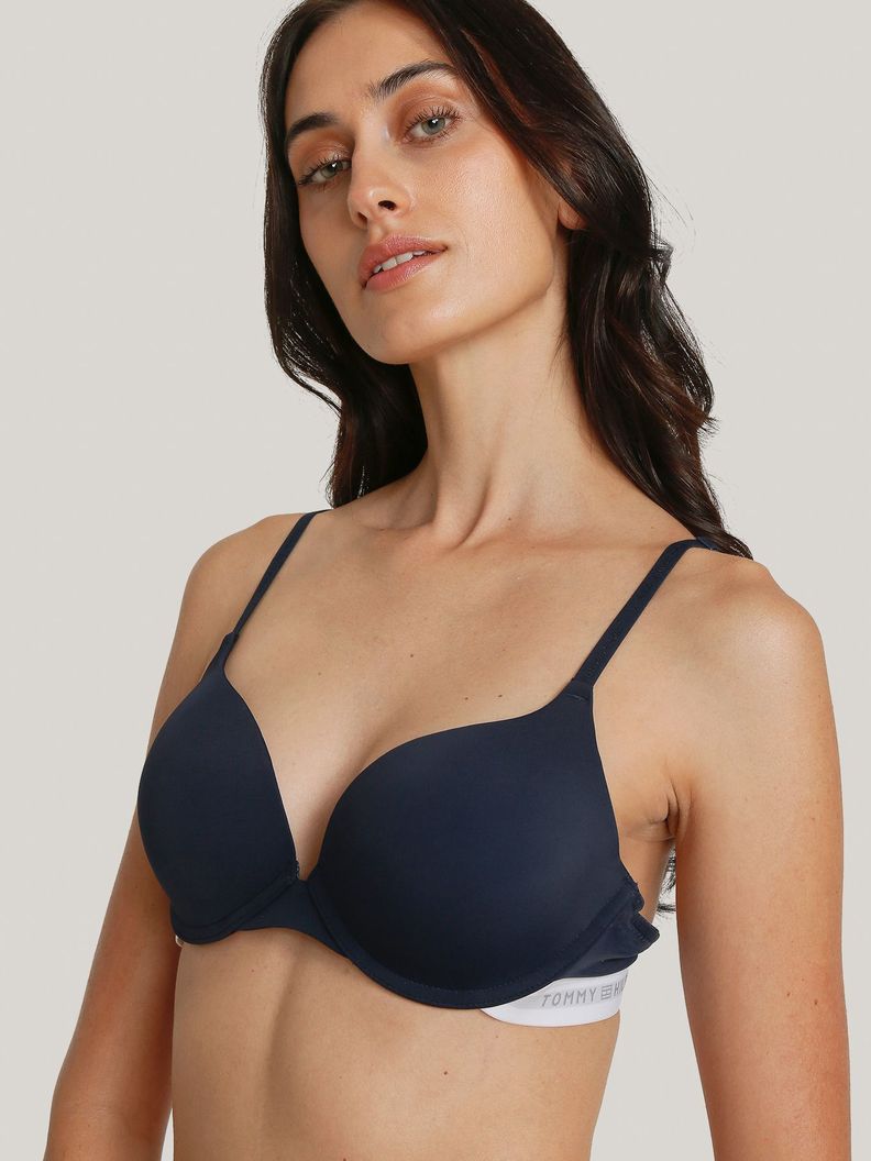 Brassier Con Logo Push Up Azul Tommy Hilfiger-0