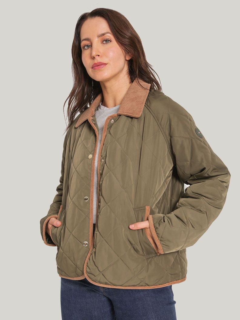 Chaqueta Quilted Reversible Verde Tommy Hilfiger-0