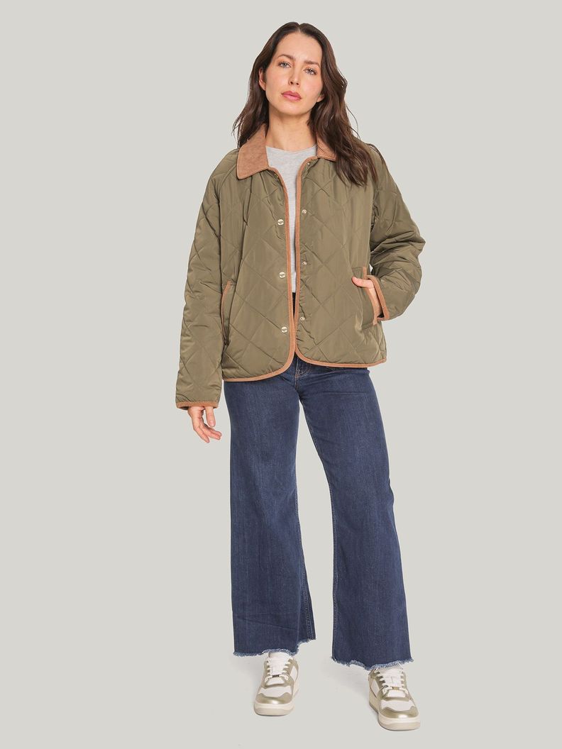 Chaqueta Quilted Reversible Verde Tommy Hilfiger-1