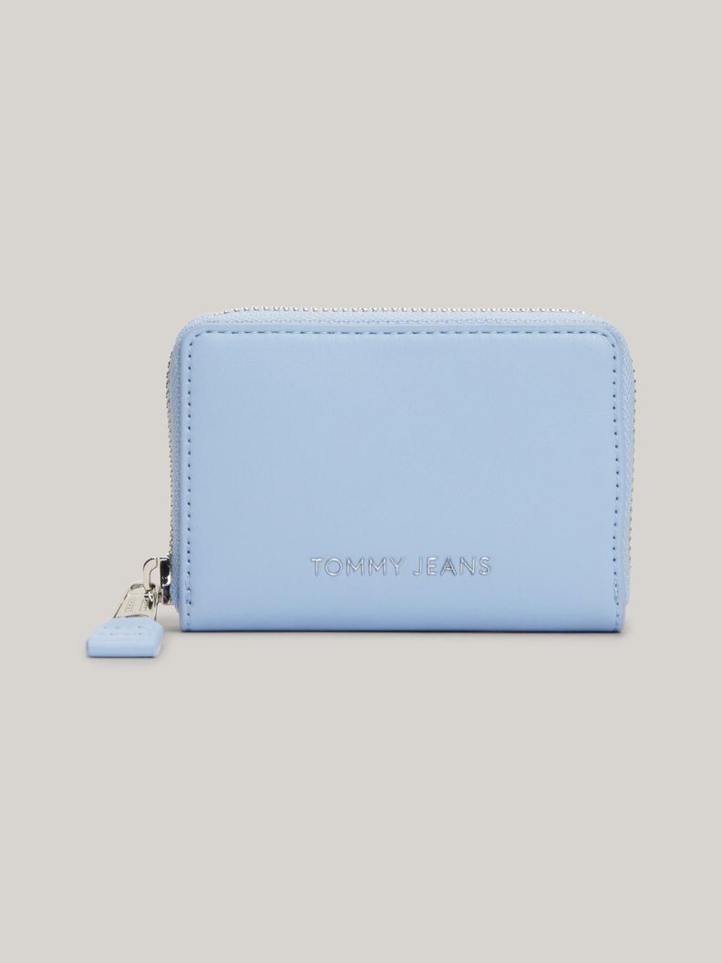 Billetera Essential Log Metálico Celeste Tommy Hilfiger-0