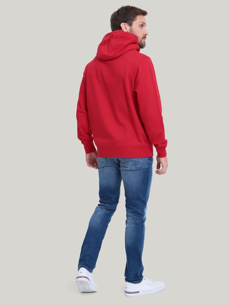Polerón Hoodie Essential Logo Rojo Tommy Hilfiger-2