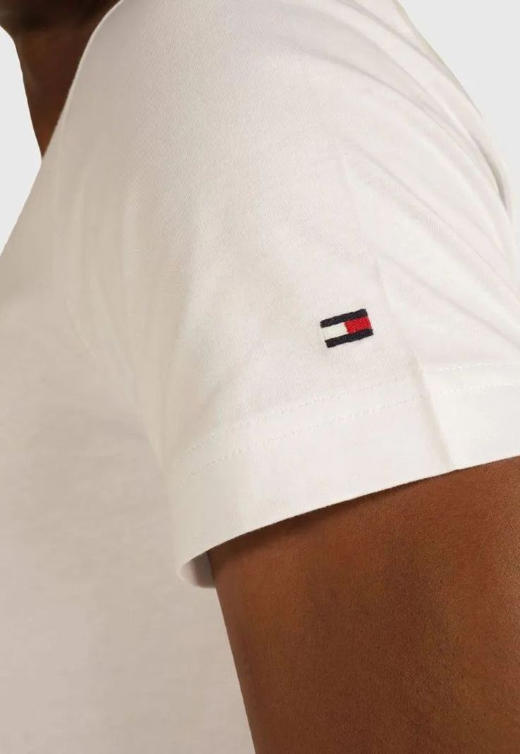 Polera Im Core Logo Slim Fit YB Blanco Tommy Hilfiger-4