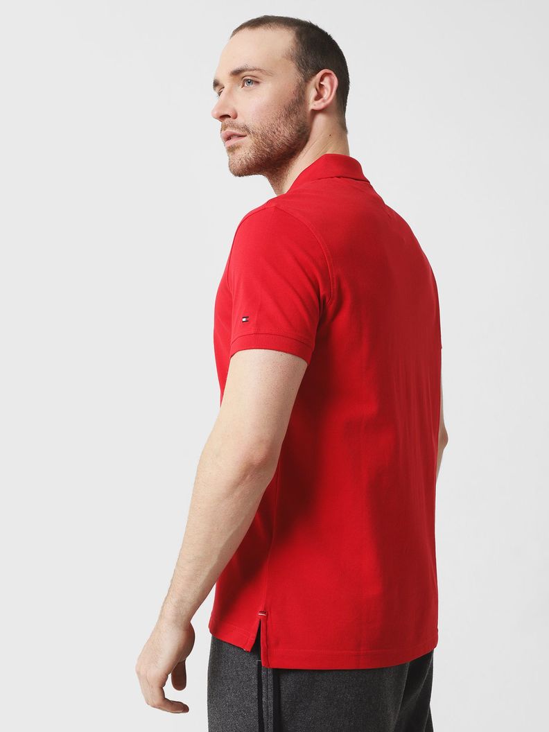 Polo Brand Love Logo Rojo Tommy Hilfiger-2