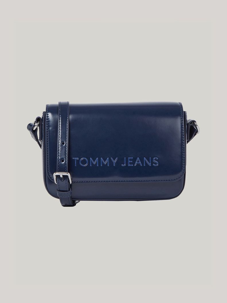 Polera Organic in Logo Slim Azul Tommy Hilfiger-0