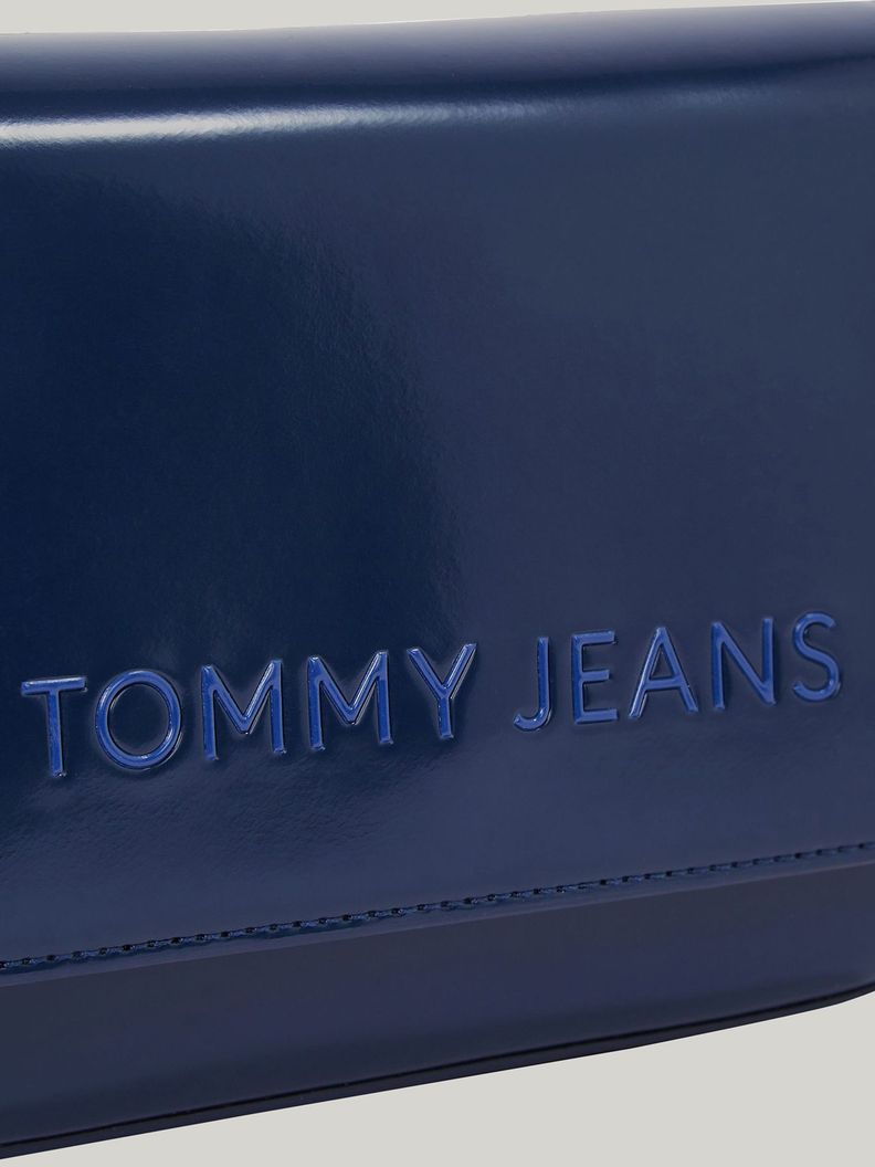 Polera Organic in Logo Slim Azul Tommy Hilfiger-2