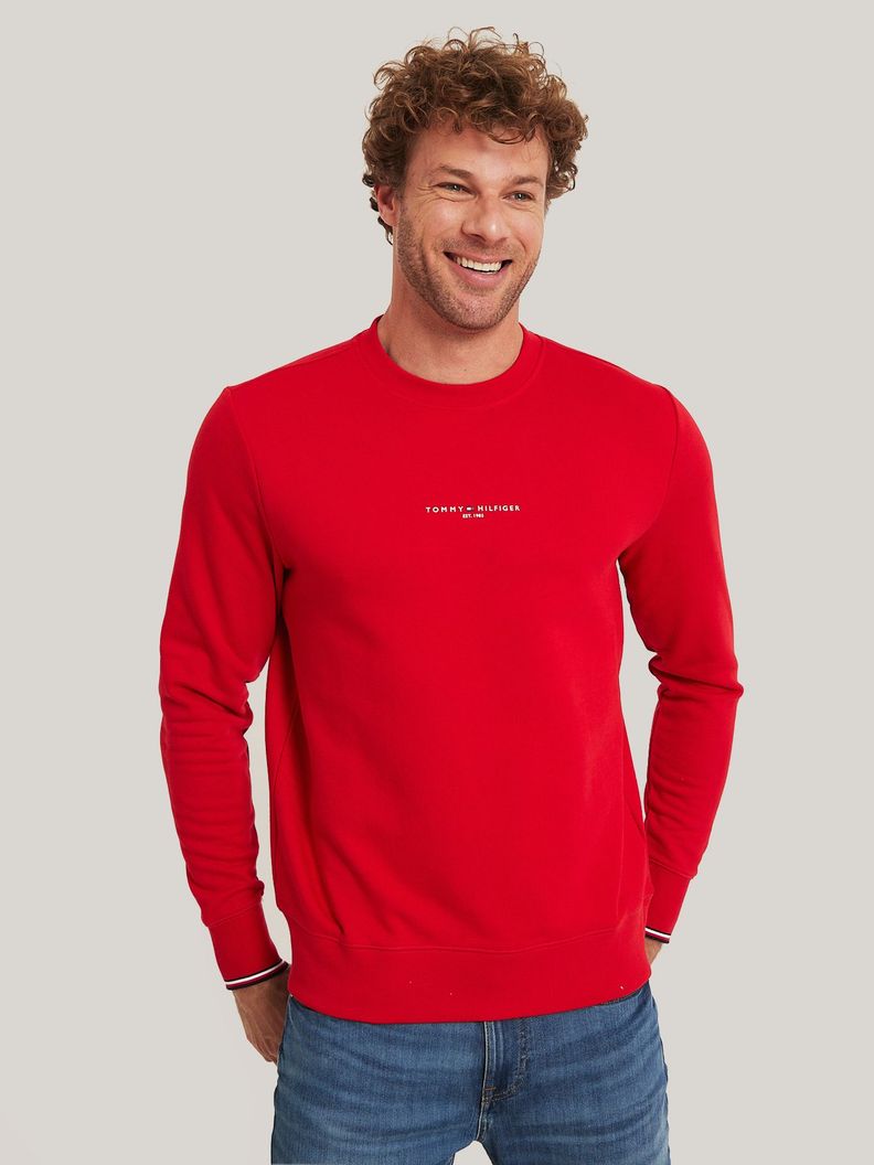 Polerón Con Logo Tipped Rojo Tommy Hilfiger-0