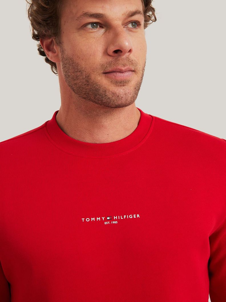 Polerón Con Logo Tipped Rojo Tommy Hilfiger-3