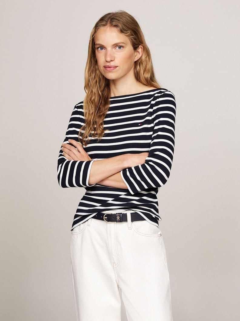Polera New Cody Slim-Fit Azul Tommy Hilfiger-0