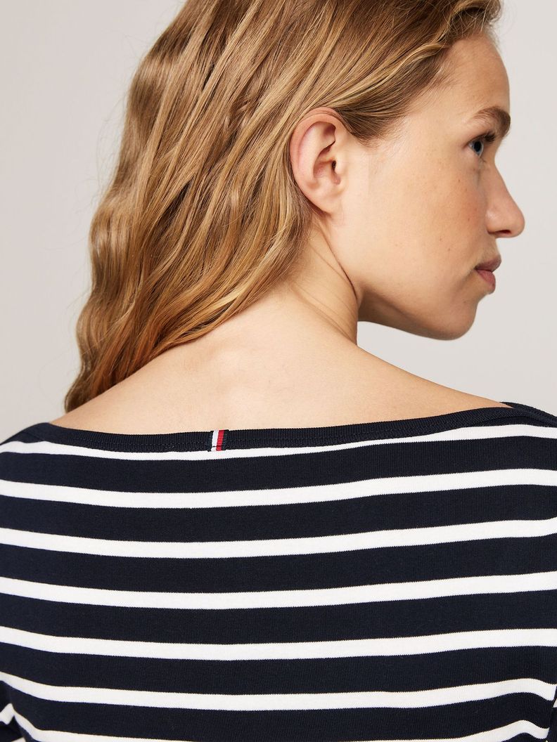 Polera New Cody Slim-Fit Azul Tommy Hilfiger-4