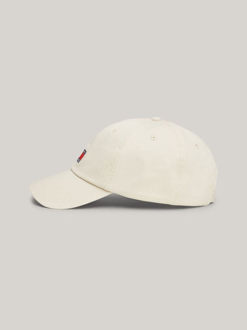 Polera Organic de Logo Slim Fit Beige Tommy Hilfiger-3