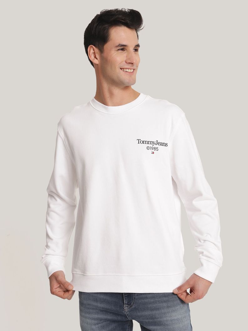 Polerón Grafico Regular Blanco Tommy Jeans-0