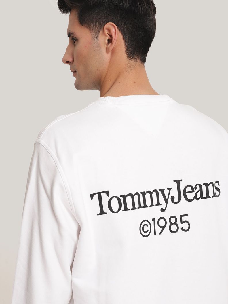 Polerón Grafico Regular Blanco Tommy Jeans-3