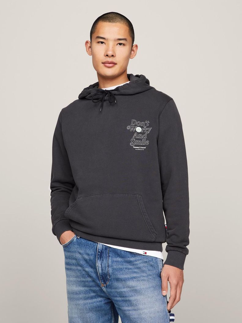 Polerón Hoodie Novelty Graphic Negro Tommy Hilfiger-0