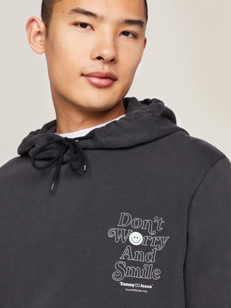 Polerón Hoodie Novelty Graphic Negro Tommy Hilfiger-3