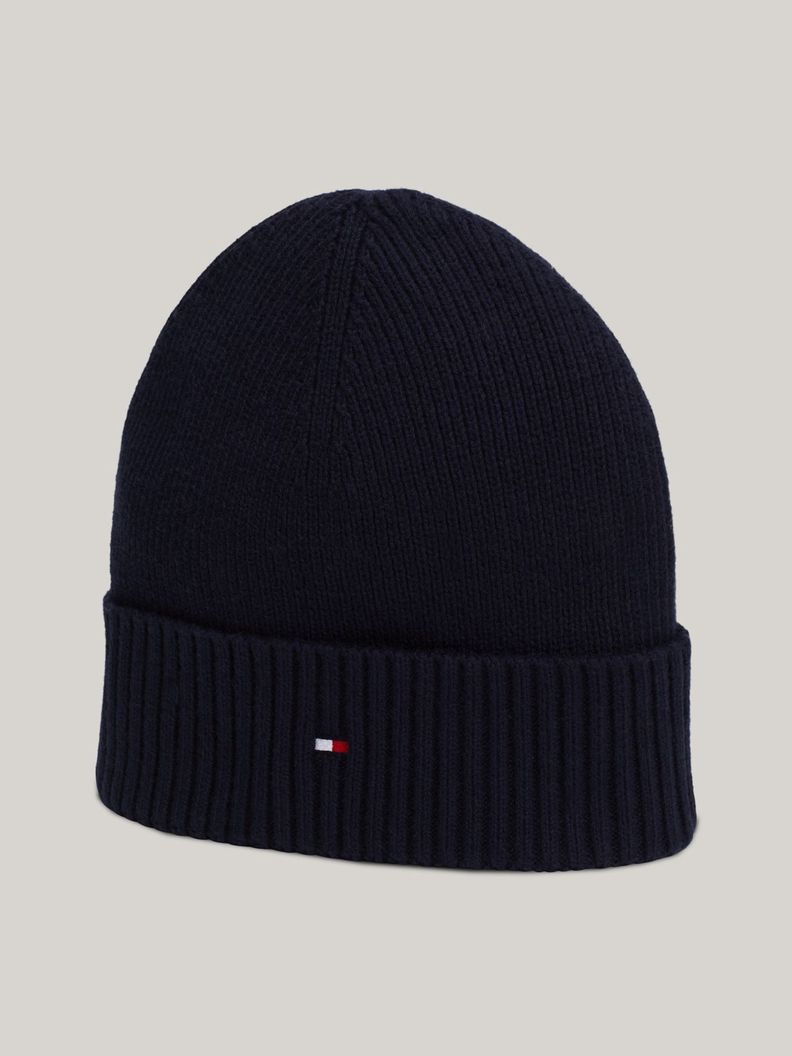 Gorro Solid Con Logo Azul Tommy Hilfiger-3