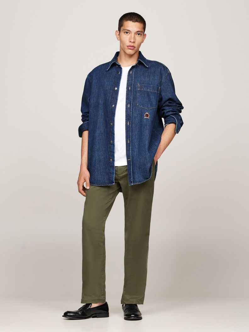 Pantalón Chino Denton Straight Fit Verde Tommy Hilfiger-0