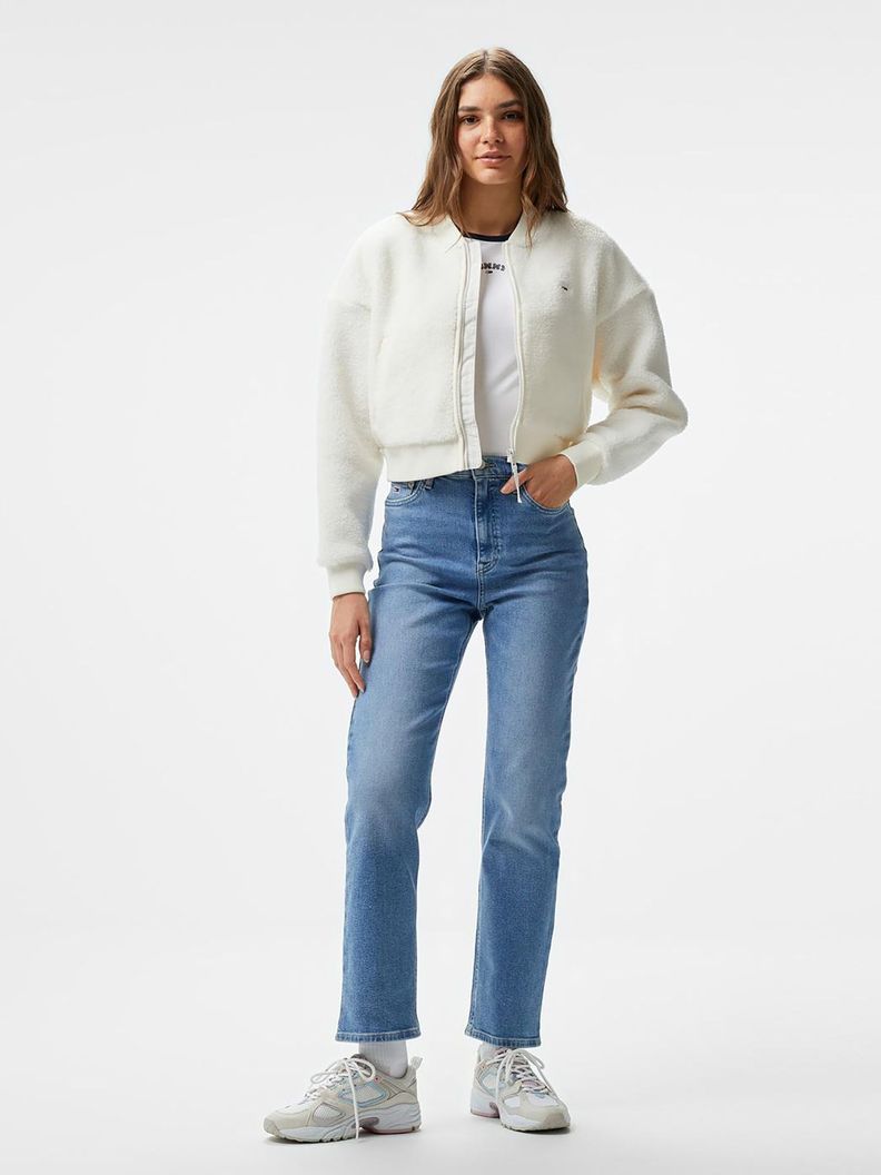 Polerón Estilo Bomber Solid Blanco Tommy Hilfiger-1