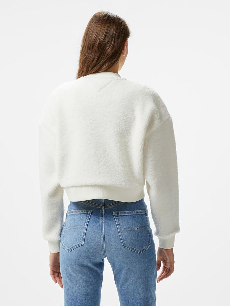 Polerón Estilo Bomber Solid Blanco Tommy Hilfiger-2