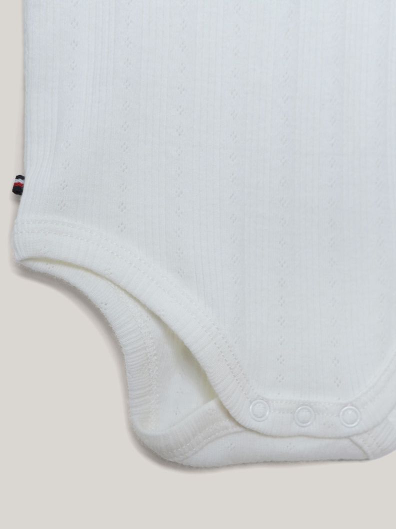 Set De 3 Body De Estilo Varsity Blanco Tommy Hilfiger-4