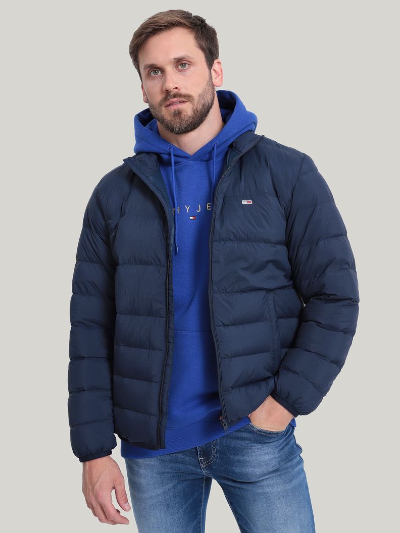 Parka Acolchada Packable Con Logo Azul Tommy Hilfiger-0