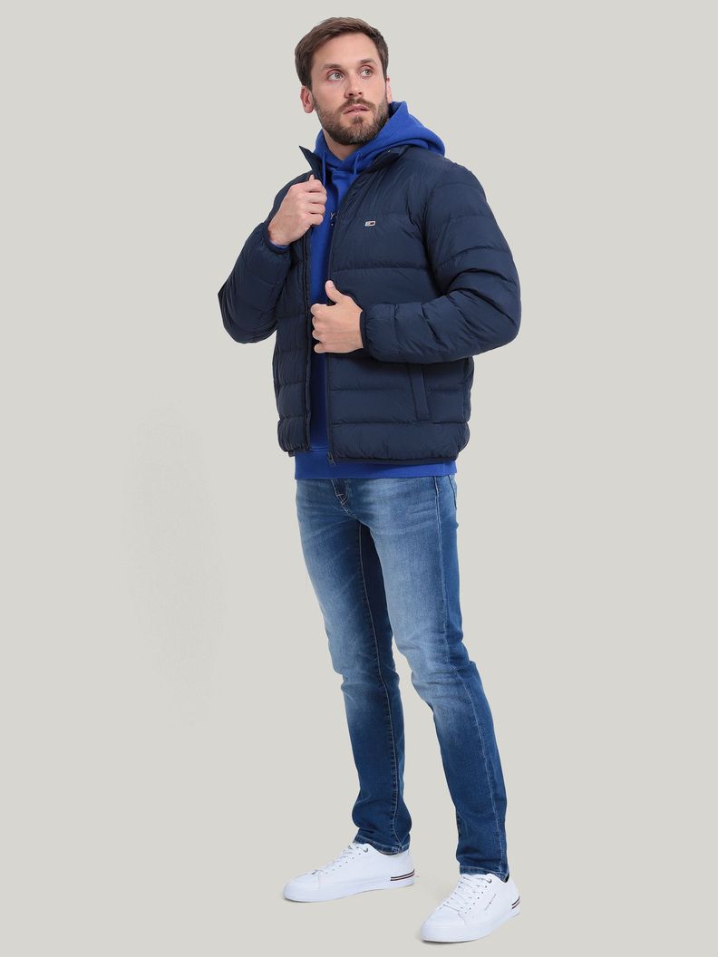 Parka Acolchada Packable Con Logo Azul Tommy Hilfiger-1