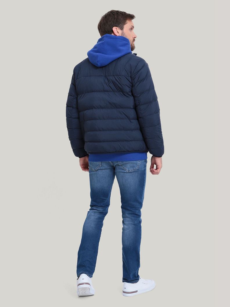 Parka Acolchada Packable Con Logo Azul Tommy Hilfiger-2