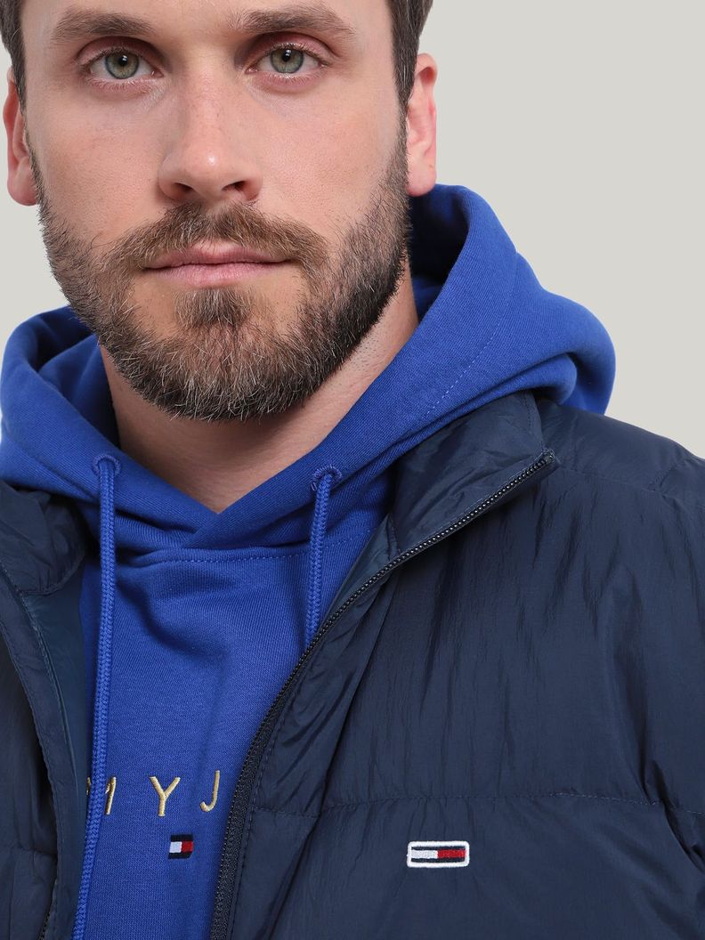 Parka Acolchada Packable Con Logo Azul Tommy Hilfiger-3