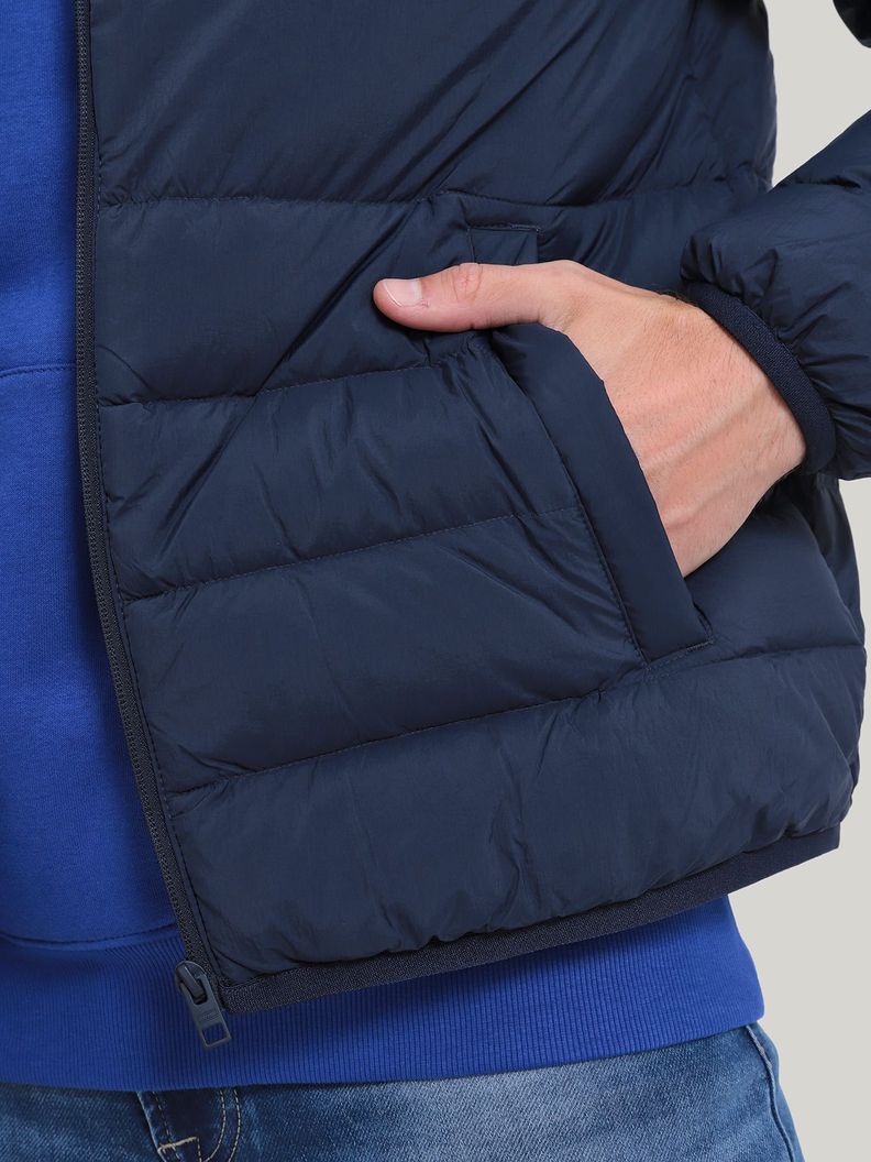 Parka Acolchada Packable Con Logo Azul Tommy Hilfiger-4