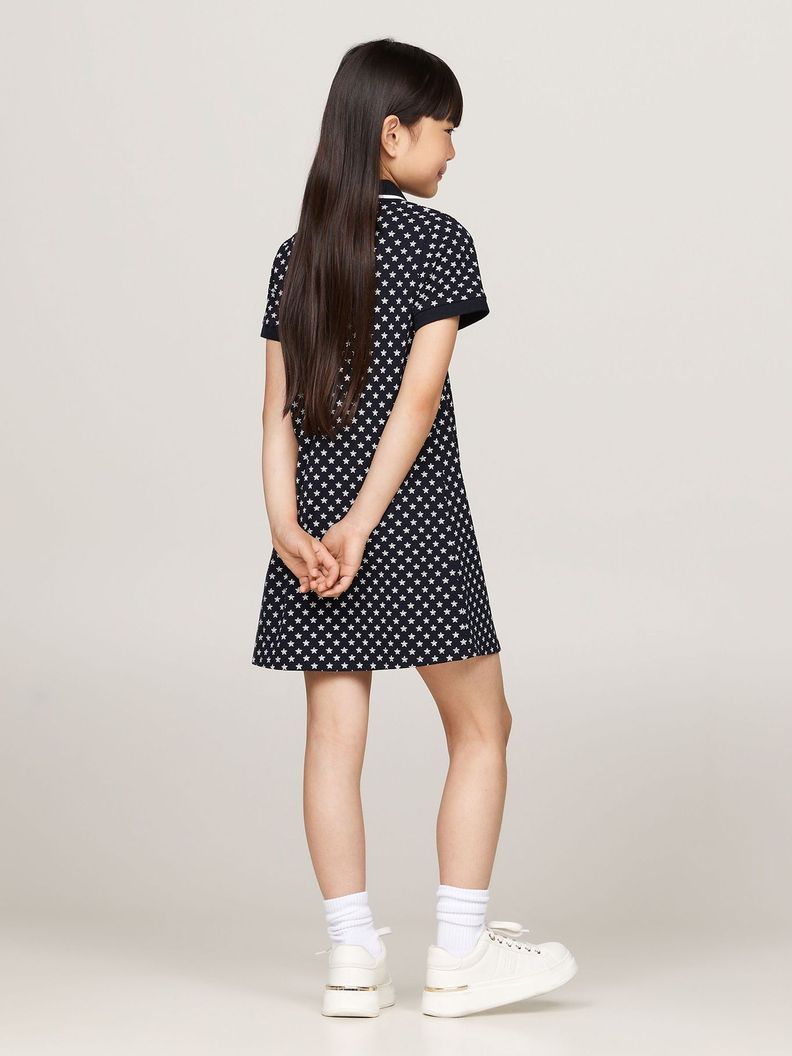 Vestido Con Estampados De Estrellas Azul Tommy Hilfiger-1