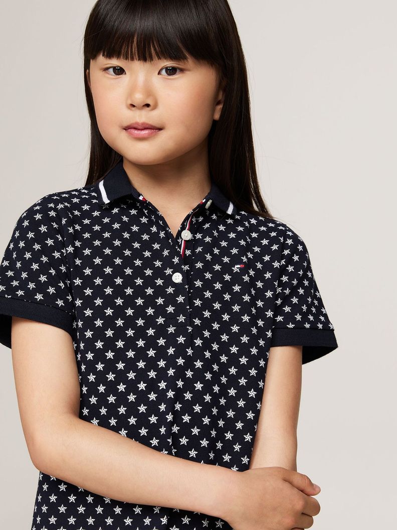 Vestido Con Estampados De Estrellas Azul Tommy Hilfiger-2