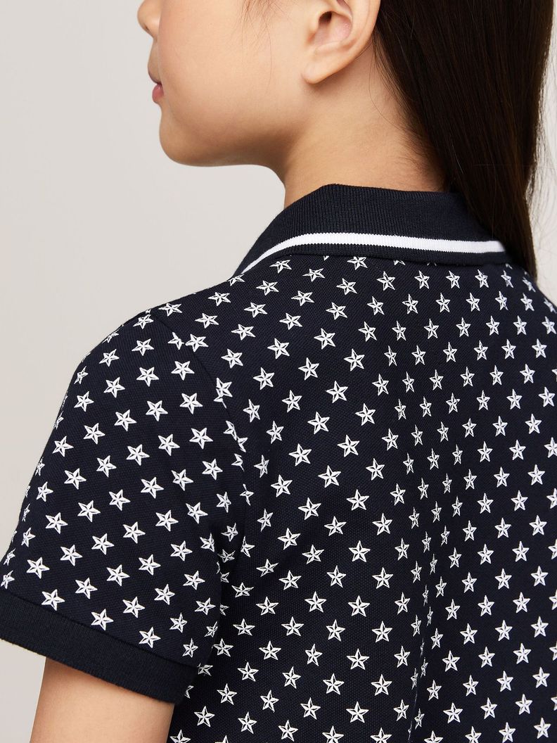 Vestido Con Estampados De Estrellas Azul Tommy Hilfiger-3