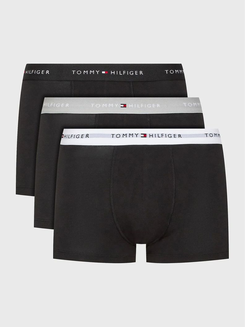 Pack 3 Calzoncillo Trunk Essential Negro Tommy Hilfiger-0