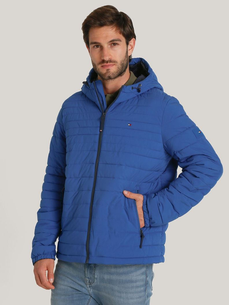 Parka Hoodie Solid C Cierre Azul Tommy Hilfiger-0