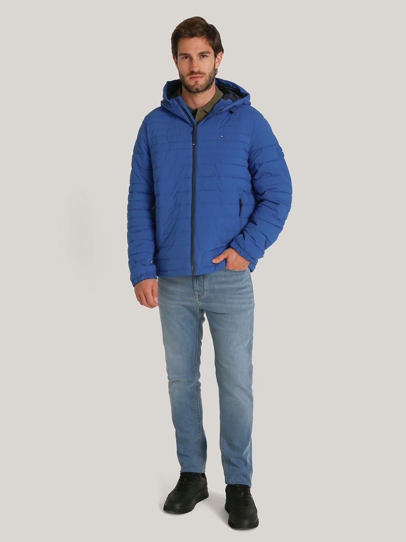 Parka Hoodie Solid C Cierre Azul Tommy Hilfiger-1