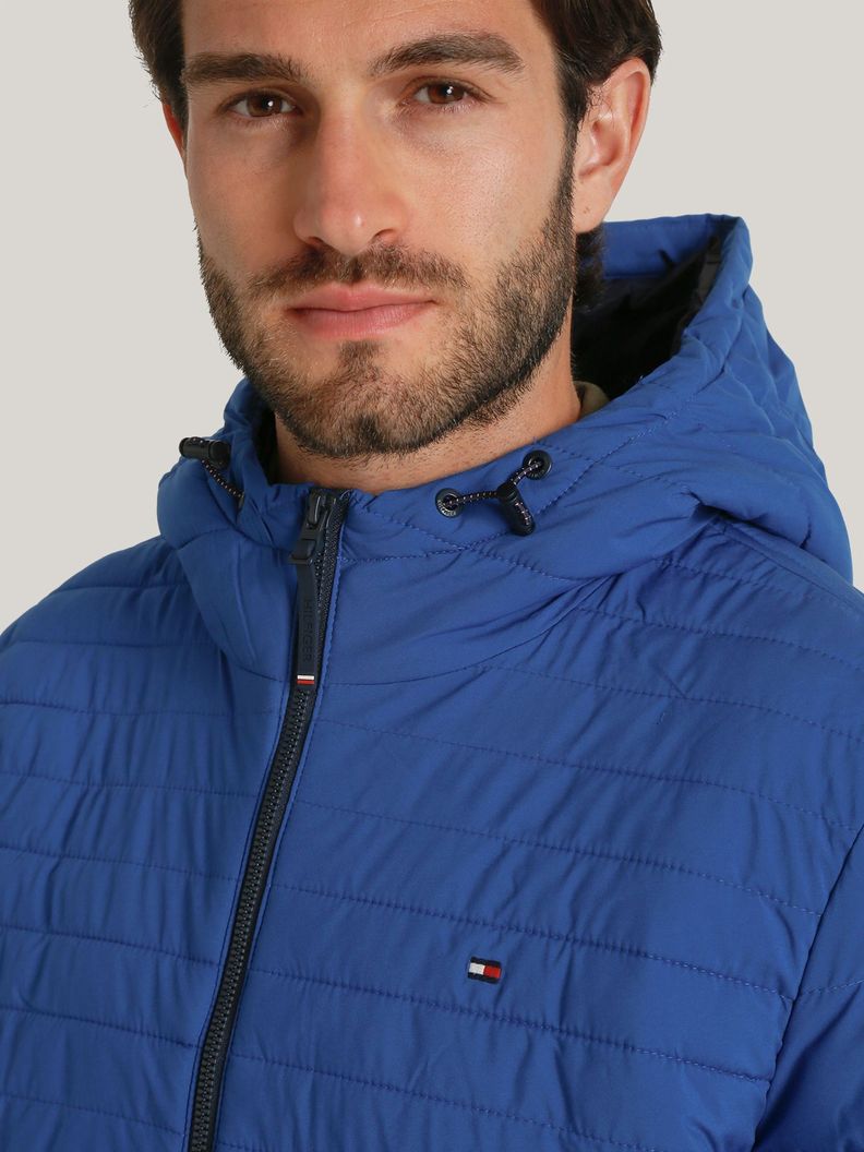 Parka Hoodie Solid C Cierre Azul Tommy Hilfiger-3