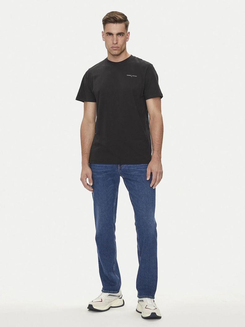 Polera Slim Hombre Fit Negro Tommy Jeans-1