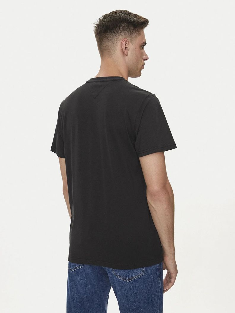Polera Slim Hombre Fit Negro Tommy Jeans-2