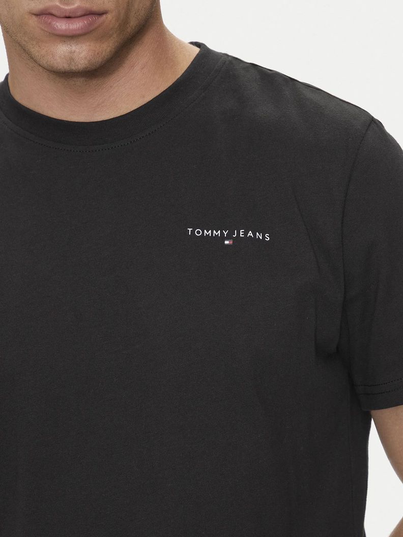Polera Slim Hombre Fit Negro Tommy Jeans-4