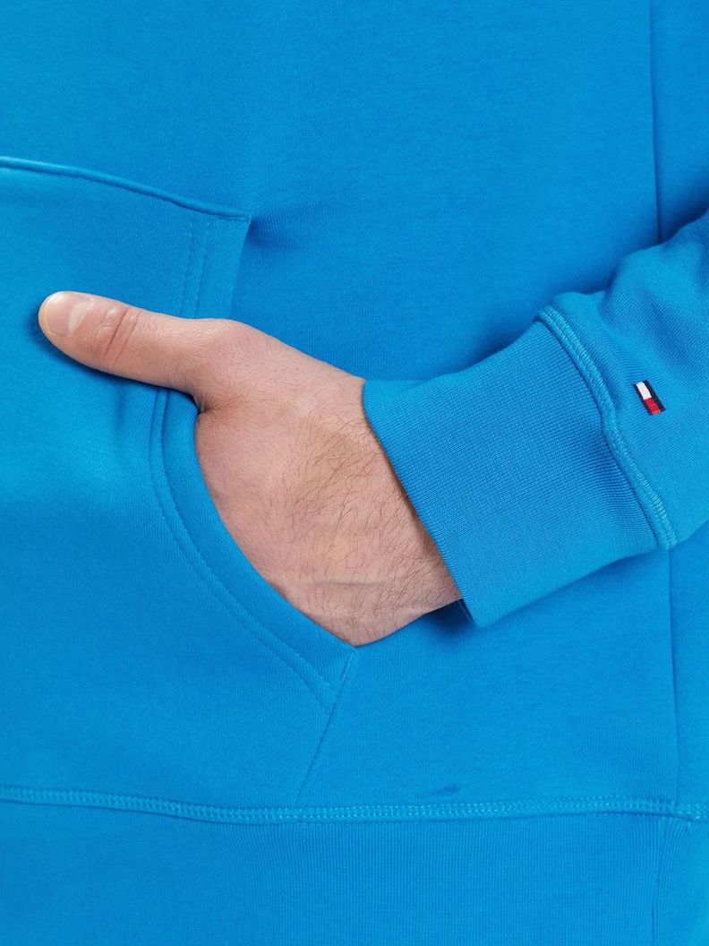 Polerón Hoodie Curve Logo Celeste Tommy Hilfiger-4